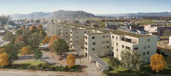 >Überbauung Pfalzpark Staufen