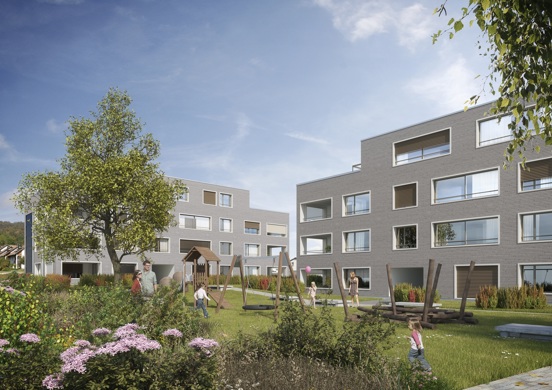 >Überbauung Grabenweg Möriken (Solaris) gewinnt Schweizer Solarpreis